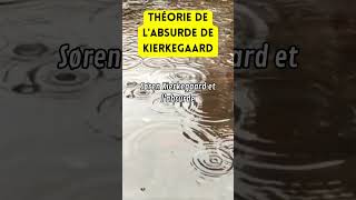 Théorie de labsurde de Kierkegaard shorts philosophy [upl. by Ilenay504]