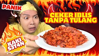 MUKBANG CEKER PEDAS SMAPAI JADI AYAM PERTAMA KALI MAKAN DAKBAL [upl. by Oflodur581]