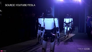 Tesla Demonstrates Optimus Robot Capabilities [upl. by Aihsekel]