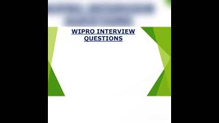 wipro interviewquestions 2022 tr hr preparation freshers technical ghcodingtechnique [upl. by Maddox112]