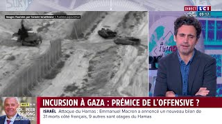 🔴 Bande de Gaza  première incursion dampleur de larmée israélienne [upl. by Cutcheon138]