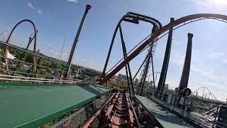 Yukon Striker Canadas Wonderland POV CRAZY ROLLERCOASTER [upl. by Suzann]