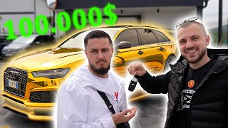 SURPRISING MY BROTHER WITH HIS DREAM CAR  NEW AUDI RS6 GOLD [upl. by Avra]