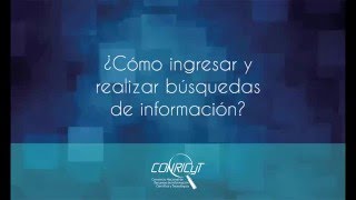 Cómo ingresar y realizar búsquedas de información [upl. by Georgianne]