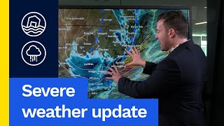 Severe Weather Update 5 April 2024 Heavy rain impacting Eastern states [upl. by Weissman]