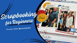 Scrapbook Layout Design and Tips for Beginners [upl. by Aihtenyc606]