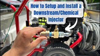 How to Setup and Install a DownstreamChemical Injector for Pressure Washing [upl. by Anilehs260]