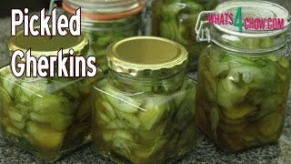 Pickled Gherkins  How to Make the Perfect Pickled Gherkins for Burgers and Sandwiches [upl. by Amlas]