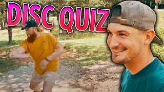 We Try Simons Blind Disc Quiz on the Disc Golf Course [upl. by Enomes]