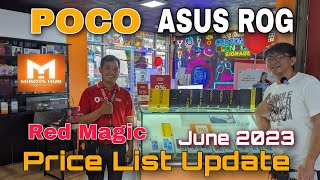 POCO F5 Pro F5 X4 GT X4 Pro  ASUS ROG Phone 7  Red Magic 8 Pro Price List Update June 2023 [upl. by Milah557]