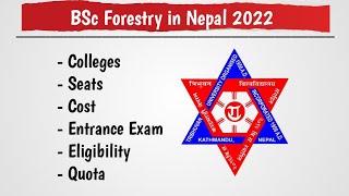 BSc Forestry in Nepal  BSc Forestry Course in Nepal 2022  What after 2 Science [upl. by Ateuqal]