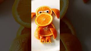 Easy Food Art  Food Decoration  Cut a Orange Fruit Platters FruitGarnish [upl. by Yenal]