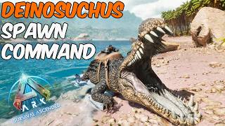 Deinosuchus Spawn Command ARK Survival Ascended How To Spawn Deniosuchus ASA [upl. by Euhc]