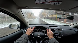 2021 RENAULT LOGAN STEPWAY 16L 82HP K7M POV TEST DRIVE [upl. by Nats]