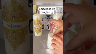 Tutoriel emballage de bougies 🕯️ [upl. by Dlared]