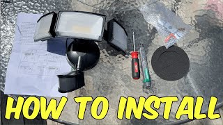 How to Install the 72W LUTEC Motion Sensor Floodlight [upl. by Camellia148]