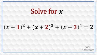 Solving a Quartic Equation [upl. by Nivak]