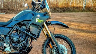 YZWR Motocross Fender On Tenere 700  Camel ADV High Fender Kit [upl. by Fields428]