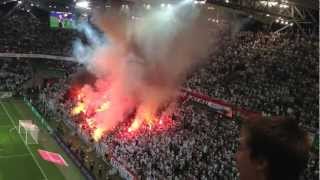 Legia Warszawa vs Polonia race 22092012 [upl. by Doti855]