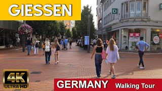 🇩🇪 GIESSEN Germany Walking Tour  4K 60fps UHD [upl. by Airakaz]