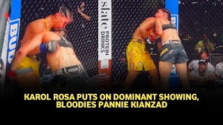 UFC Vegas 95 Results Karol Rosa Brutal Pannie Kianzad Bloody [upl. by Magulac]