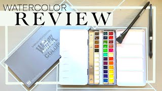 Shinhan Professional Watercolor Review amp Demo 30 tube set [upl. by Ezana]