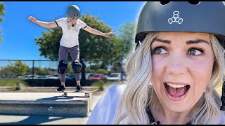 HOW TO RIDE OFF A CURB BEGINNER SKATEBOARD LESSONS  POSER to PRO ep 1 [upl. by Allicserp602]