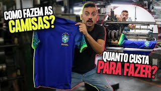 FUI NA FÁBRICA DE CAMISAS DE FUTEBOL [upl. by Khalil]