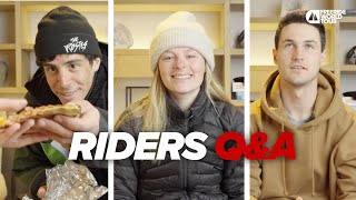 Freeride World Tour Riders QampA [upl. by Wrightson]