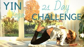 ✨21 Day Yin Yoga Challenge ✨Body Mind amp Soul Healing✨Yoga with Heather [upl. by Alakim]