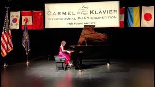 Sonatina in C major Op13 No1 by Dmitri Kabalevsky Katherine Xia 7 years old [upl. by Gney]