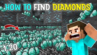 How To Find Diamonds In Minecraft 120  Where To Find Diamonds In Minecraft 120 [upl. by Laehcor]