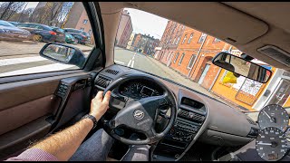 Opel Astra G 1998  16 101 HP  POV Test Drive [upl. by Yenolem810]