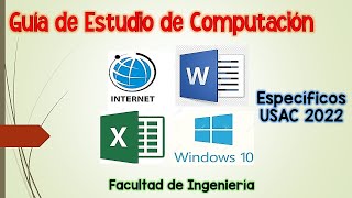 Guía de Estudio de Computación Específicos de Ingeniería USAC 2022 [upl. by Hgielsel]