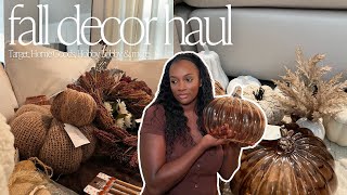 FALL HOME DECOR HAUL  Target Walmart Hobby Lobby Home Goods Amazon  more [upl. by Tri]