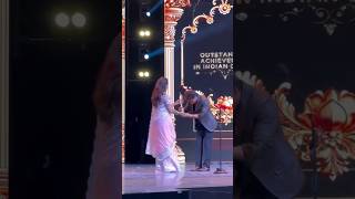 HEMA MALINI receives Outstanding Achievement award from SHAHRUKH KHAN  2024 IIFA Awards  Abu Dhabi [upl. by Garvey]