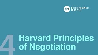 The Harvard Principles of Negotiation [upl. by Anailil]