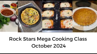 Rock Stars Mega Cooking Class October 2024 [upl. by Viridissa]