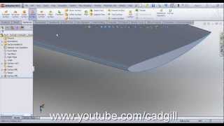 Video Tutorial on Creating Aerofoil using cross sections in SolidWorks [upl. by Vevine]