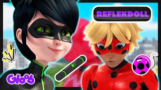 MISTER BUG E LADYNOIR DERROTAM A REFLEKDOLL REFLEKDOLL  MIRACULOUS LADYBUG 3ª TEMP  Mundo Gloob [upl. by Hallam]