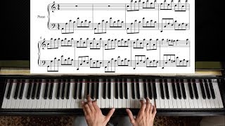 Passacaglia  Handel Halvorsen  Piano Tutorial [upl. by Telfore712]