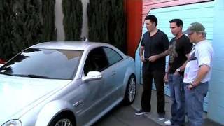 Peter Norths Ferrari 430 amp CLK 63 Black on CarCast With Adam Carolla and Sandy Ganz [upl. by Ydur288]