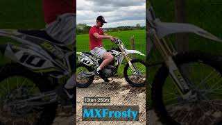 Dirt bike Rev  10ten 250rx  YouTube Short [upl. by Hnao378]