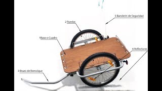 Remolque para bicicletas ZA CARGO [upl. by Cassie]