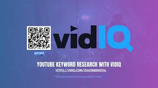 YouTube Keyword Research with VidIQ [upl. by Ecinom276]