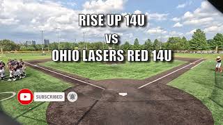 Rise Up 14U vs Ohio Lasers Red 14U  07232023 [upl. by Inotna]