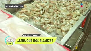 Así los precios del pescado y mariscos en la Central de Abasto de la CDMX  Noticias con Paco Zea [upl. by Abagael]