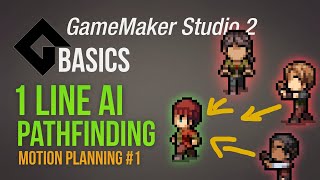 Pathfinding 1  One line Game Maker Studio 2  Basics [upl. by Auqined]