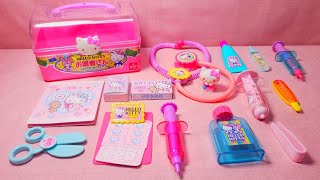 3 Minutes Satisfying with Unboxing HELLO KITTY Doctor Set ASMR No Talking [upl. by Ayit]