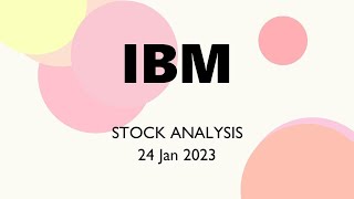 IBM Stock Analysis Today 24 Jan 2023  IBM Technical and Fundamental Analysis NYSE NASDAQ [upl. by Noakes]